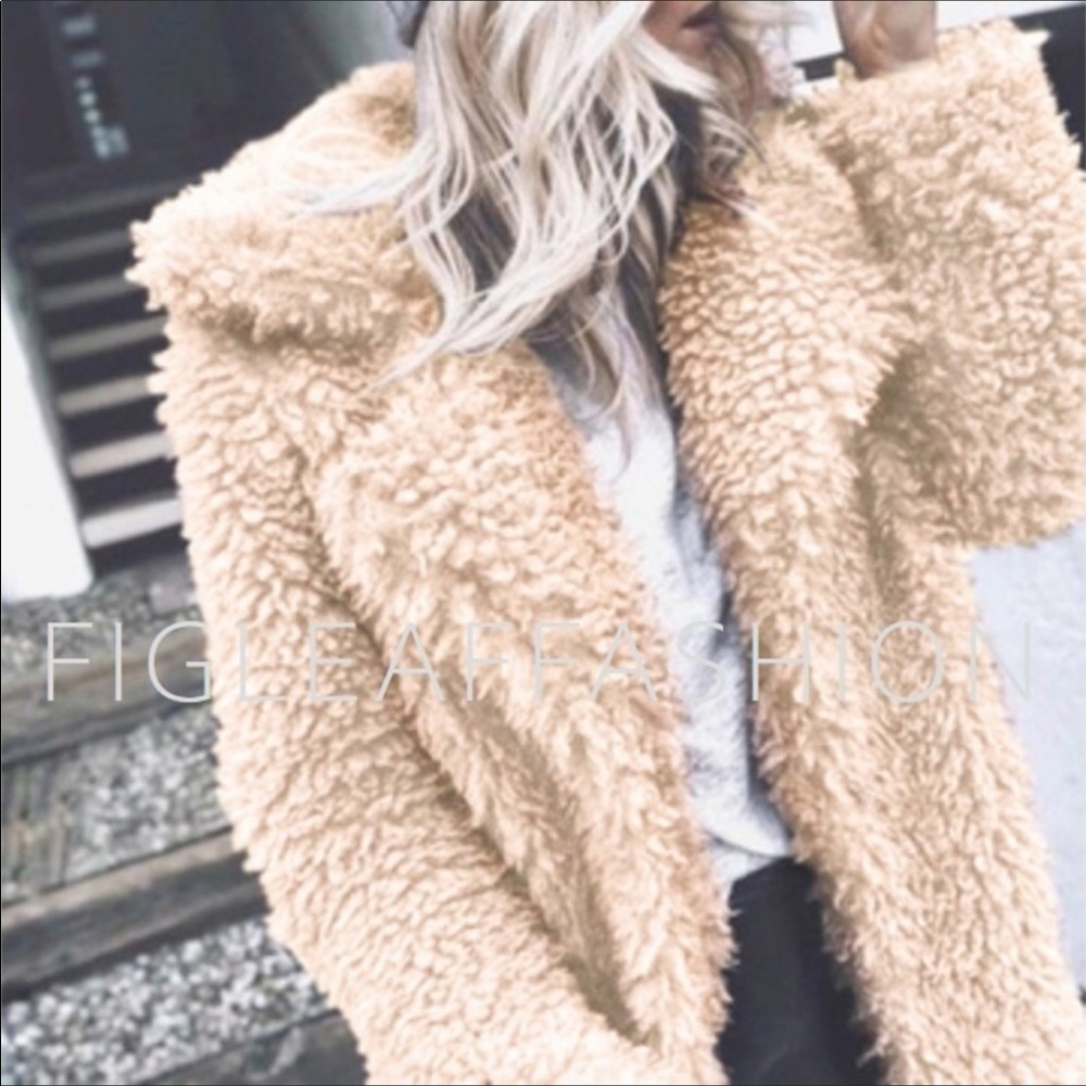 ‼️PRICE DROP LAST Blush Soft Shaggy Fau Fur Jacket - Picture 3 of 6
